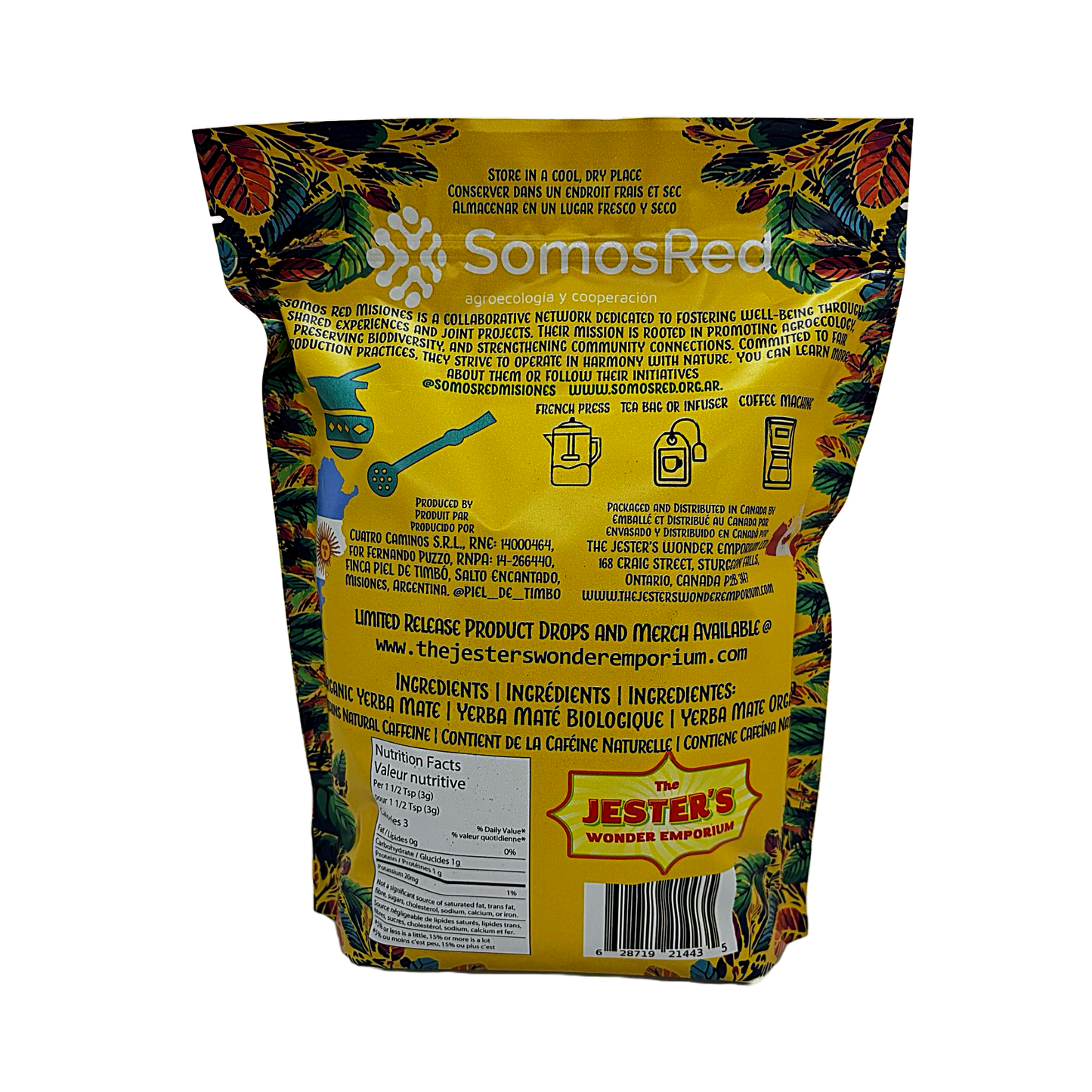 Zapeca Yerba Mate - Loose Leaf 500g Value Sized Bag