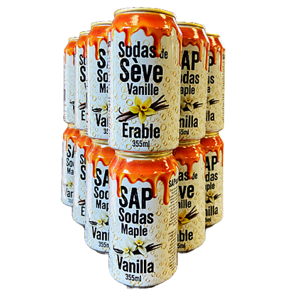 [12 PACK] SAP Sodas - Maple Vanilla 355ml