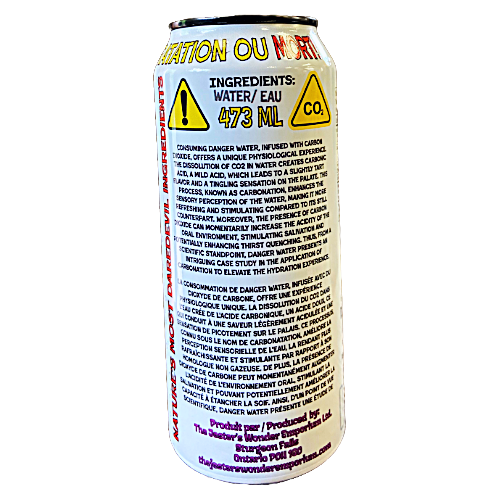 Danger Water Carbonated 473ml