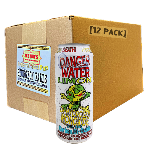 [12 PACK] Danger Water Limon 473ml