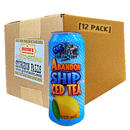 [12 PACK] C&C Fish Factory - Abandon Ship Tea 473ml