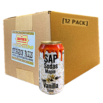 [12 PACK] SAP Sodas - Maple Vanilla 355ml